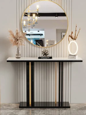 Elegant Konsollbord med Sinterstein – Moderne og Allsidig Design