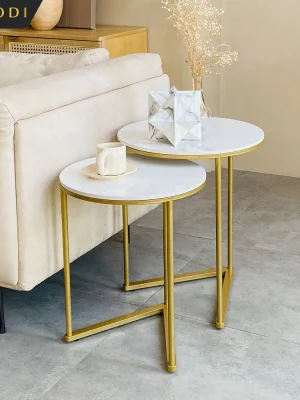 Sett med 2 Nesting Kaffe- og Sidebord
