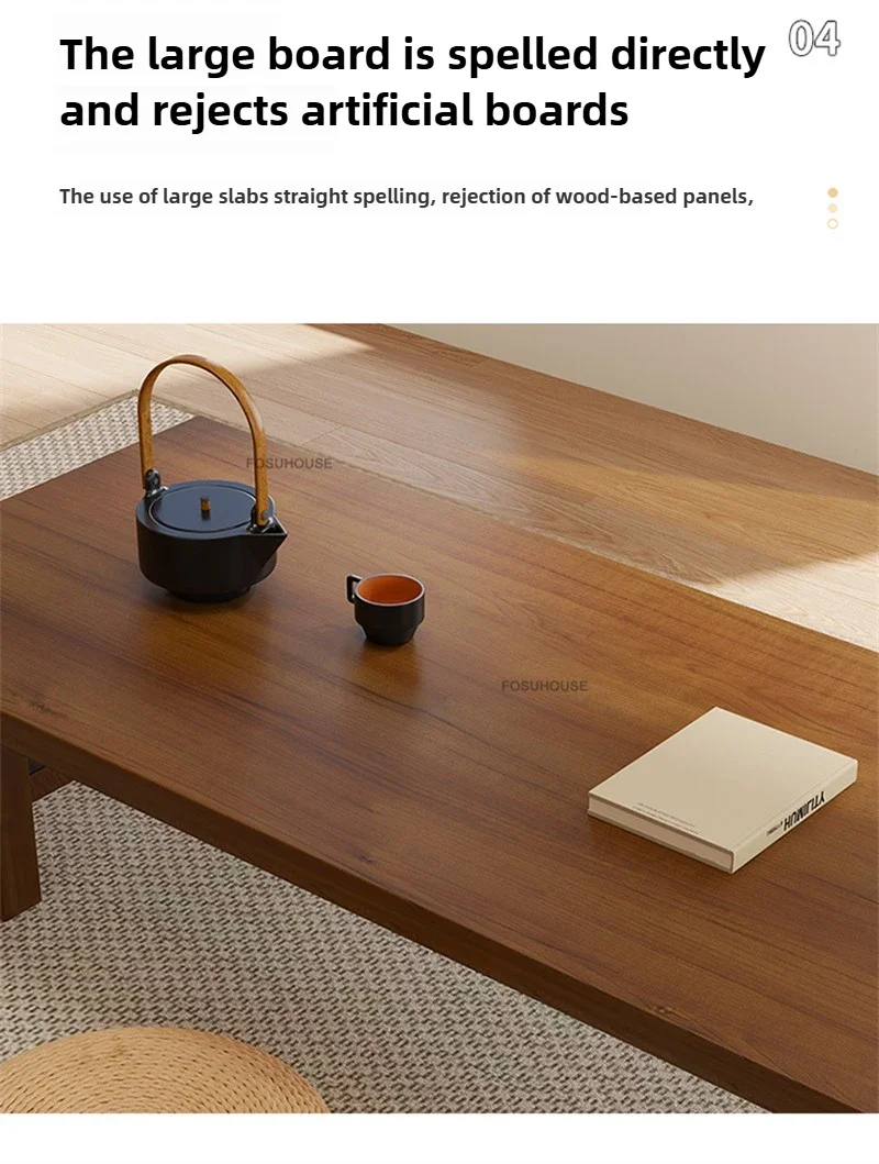 Japanese Solid Wood Coffee Tables