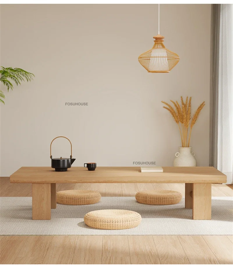 Japanese Solid Wood Coffee Tables
