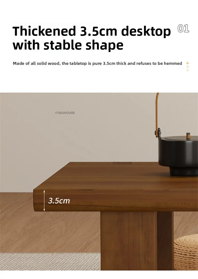 Japanese Solid Wood Coffee Tables