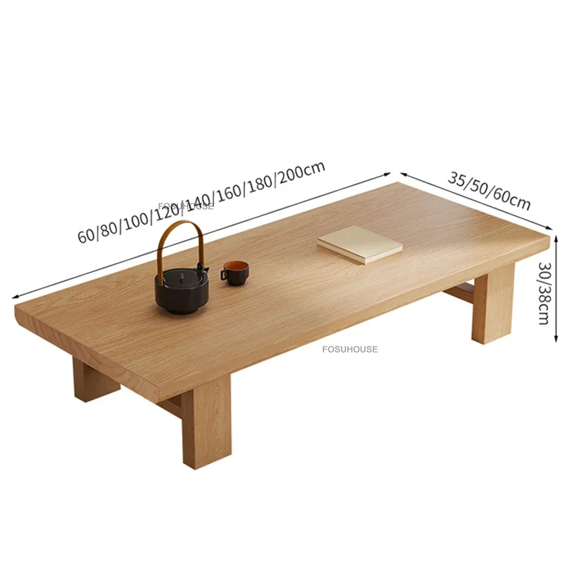 Japanese Solid Wood Coffee Tables