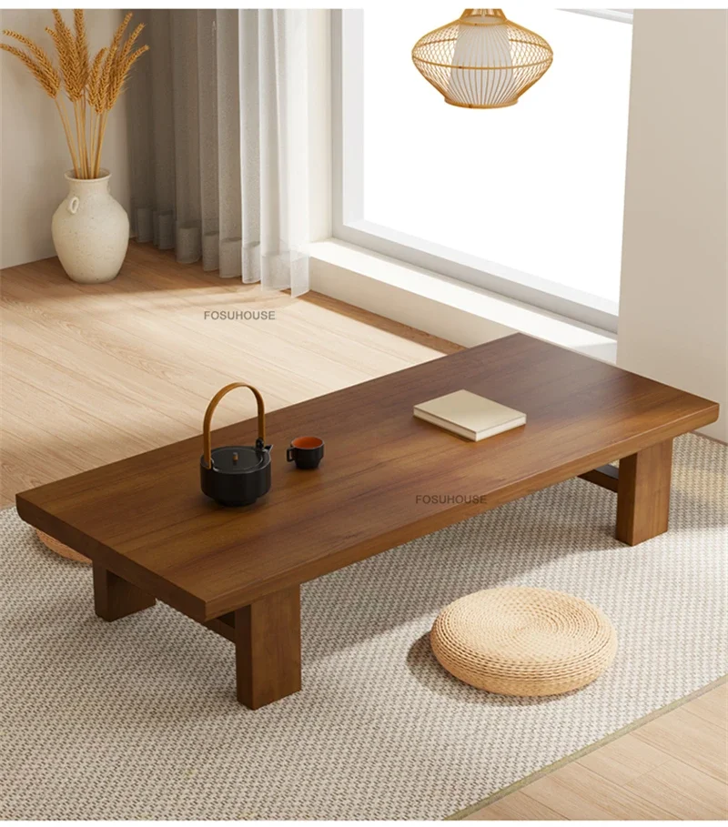 Japanese Solid Wood Coffee Tables