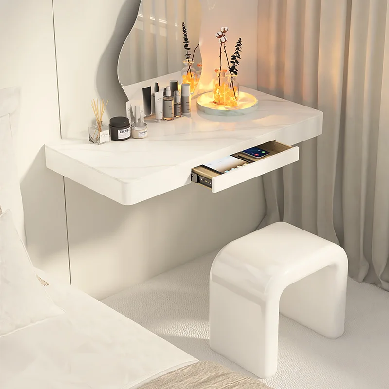 Modern Wall-Mounted Dressing Table Makeup Table Simple Bedroom Hanging Dressing Table