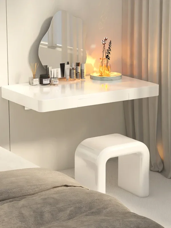 Modern Wall-Mounted Dressing Table Makeup Table Simple Bedroom Hanging Dressing Table