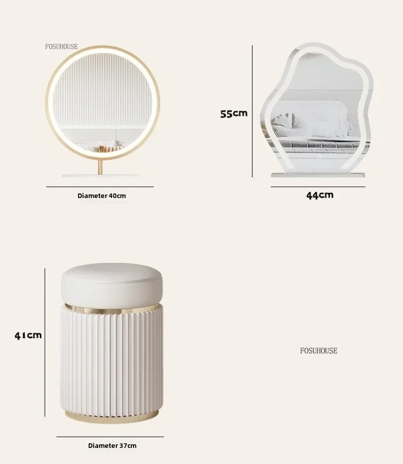Lightweight Floating Dressing Tables Simple Small Bedroom Dressing Table Wall Mounted Solid Wood Makeup Table Home Furniture
