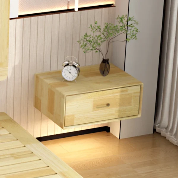 Vegghengt nattbord – Multifunksjonelt sidebord i nordisk design