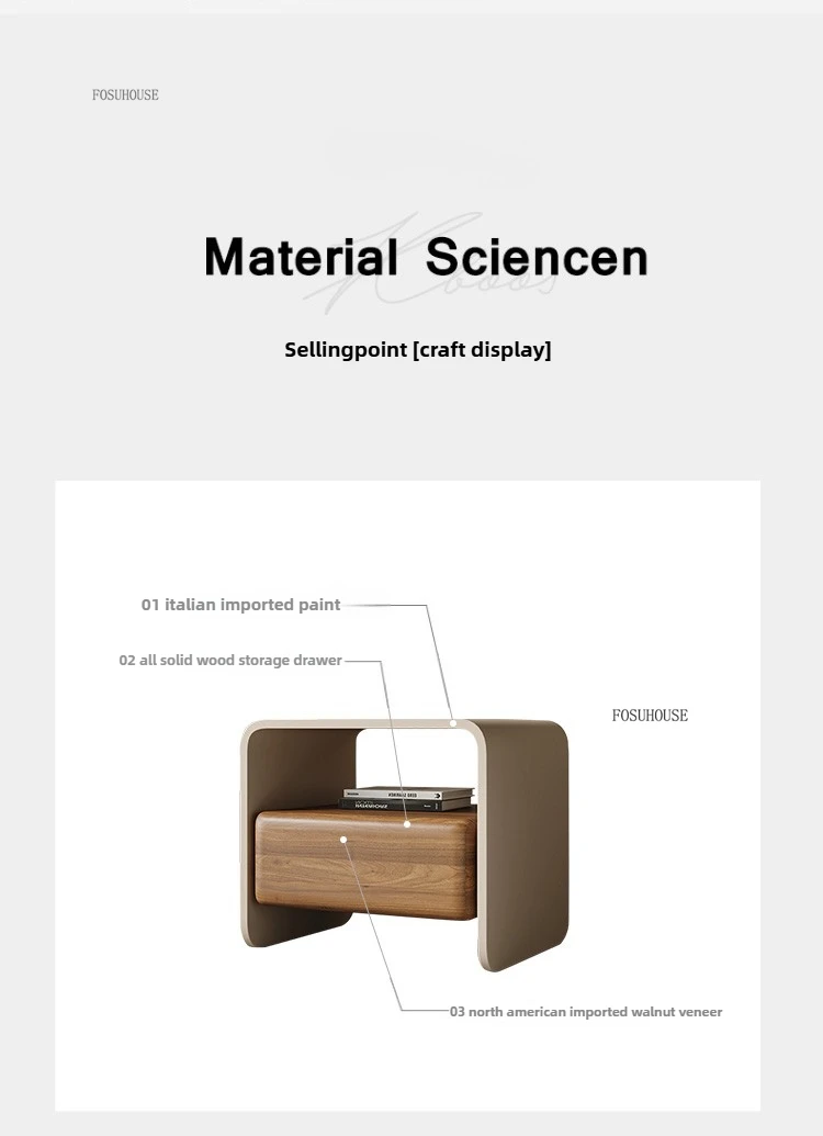 Nordic Solid Wood Bedroom Bedside Tables Bedroom Furniture Nightstands Modern Household Night Table Bedside Storage Cabinet