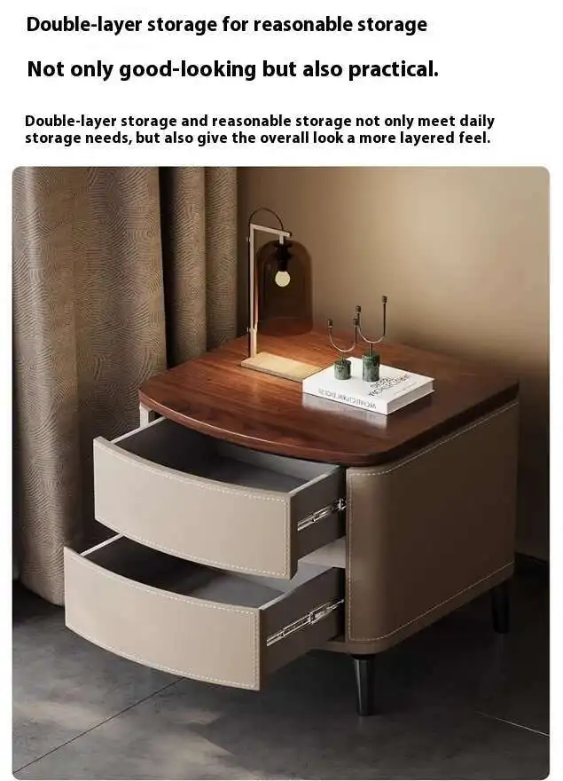 Design moderne luksuriøst nattbord – Europastil unik minimalistisk nattbord