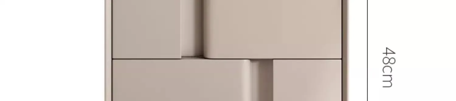 Nordic Creative Double-layer Storage Bedside Table
