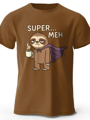 Men's Super Meh Printed T-Shirt 100% Cotton