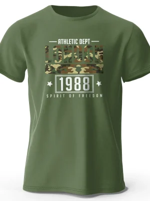 London Rthletic Dept 1988 Printed Men's Fashion T Shirt Cotton