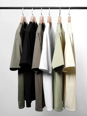 Korean Style 260GSM Tee - Unisex Loose Summer