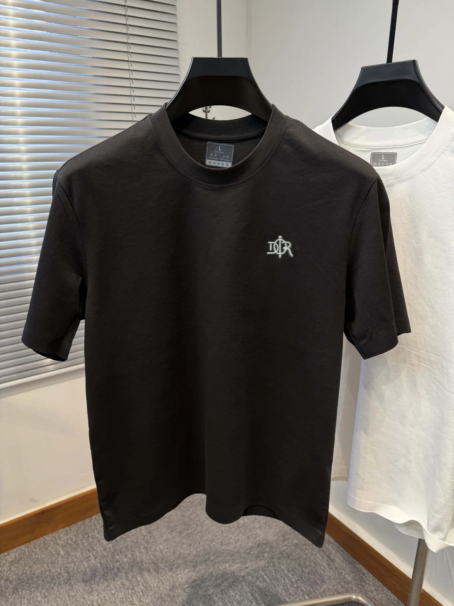 Premium Letter Badge Cotton Tee
