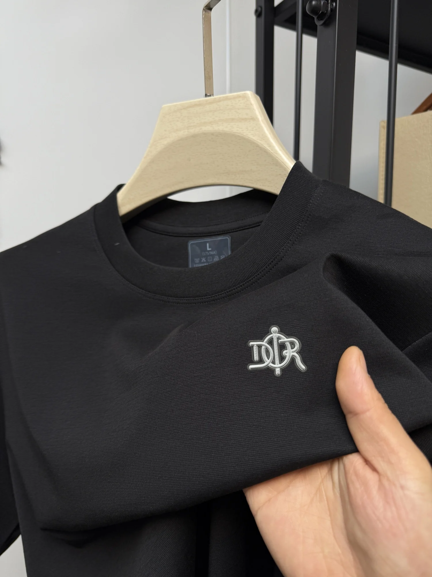Premium Letter Badge Cotton Tee