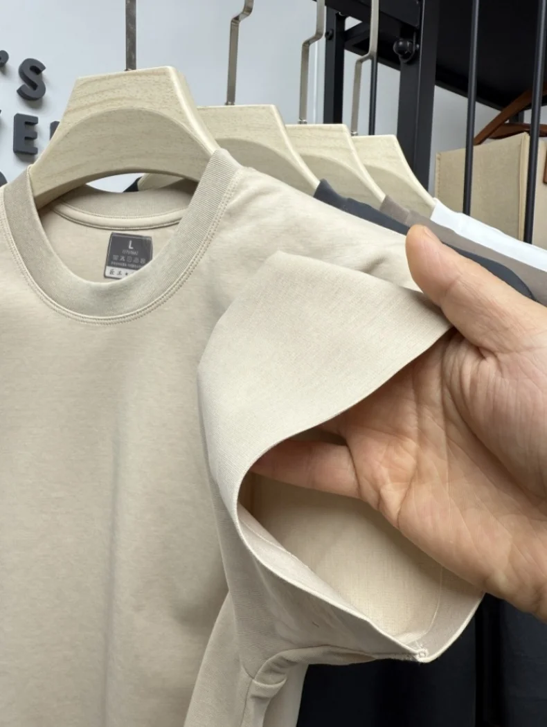 Premium Letter Badge Cotton Tee
