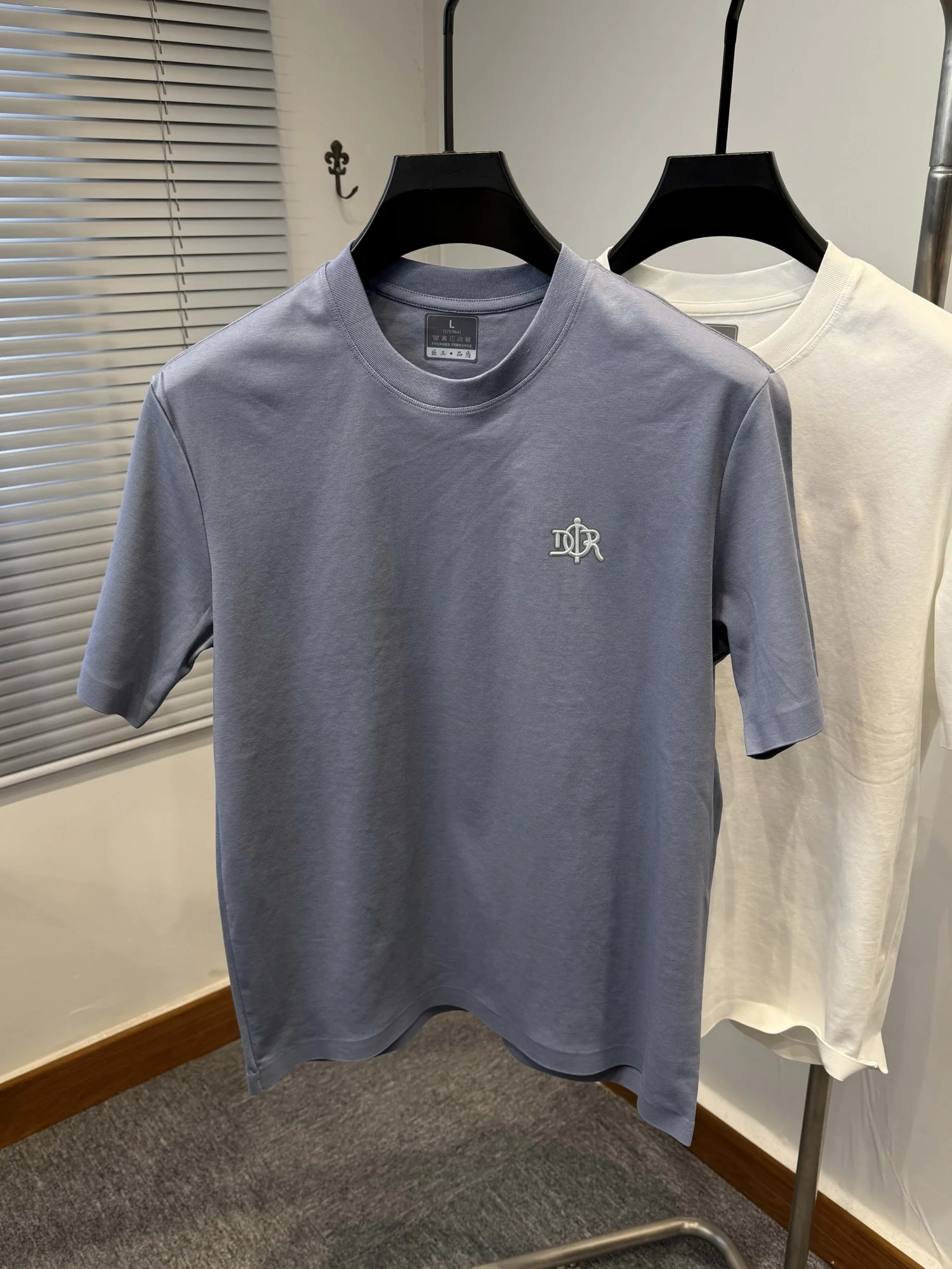 Premium Letter Badge Cotton Tee