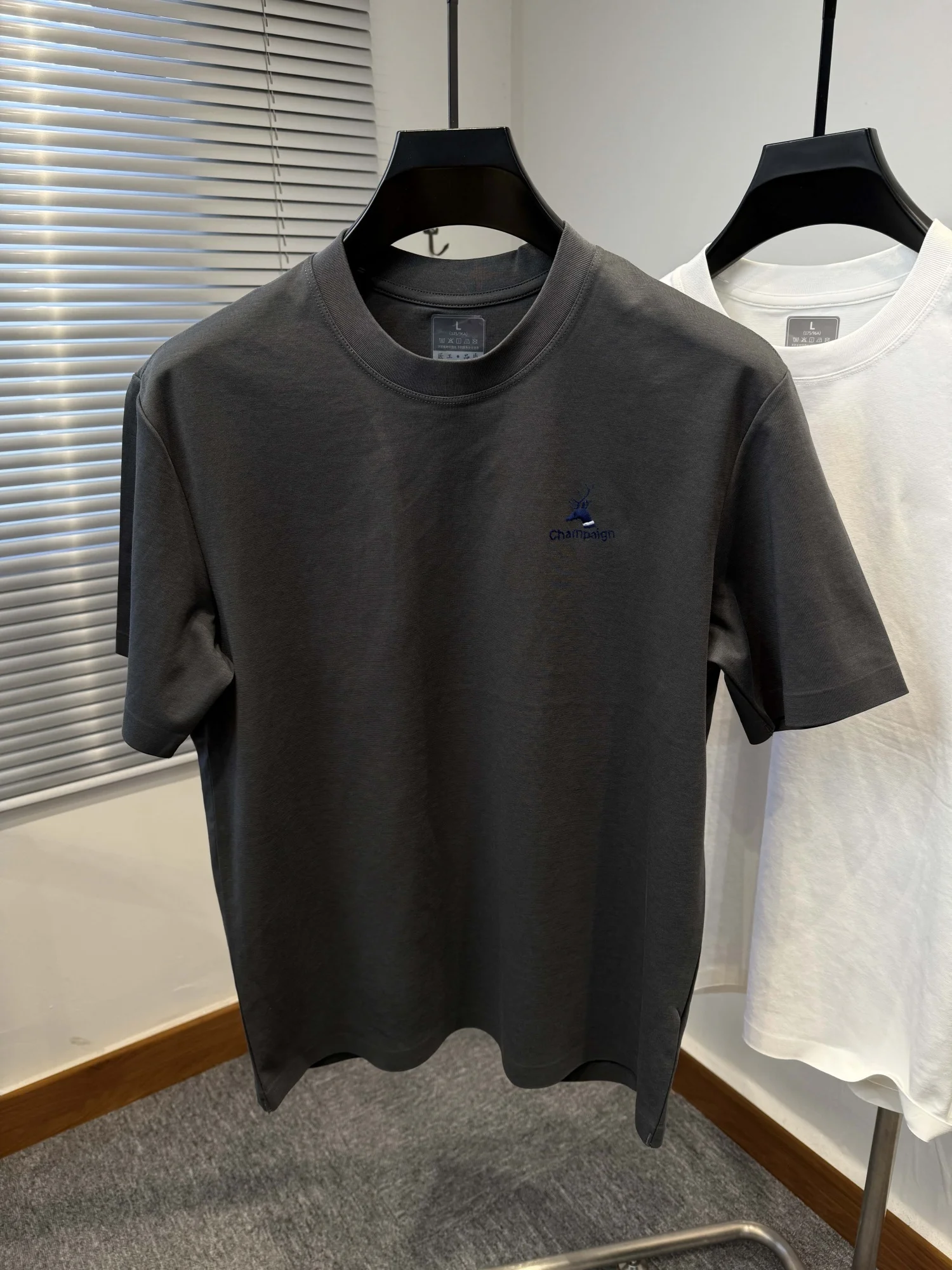 Premium Deer Embroidered Cotton Tee