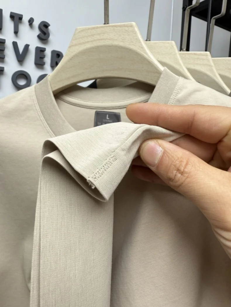 Premium Deer Embroidered Cotton Tee