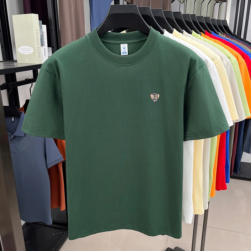 Premium Printed Solid Tee - Men's Summer