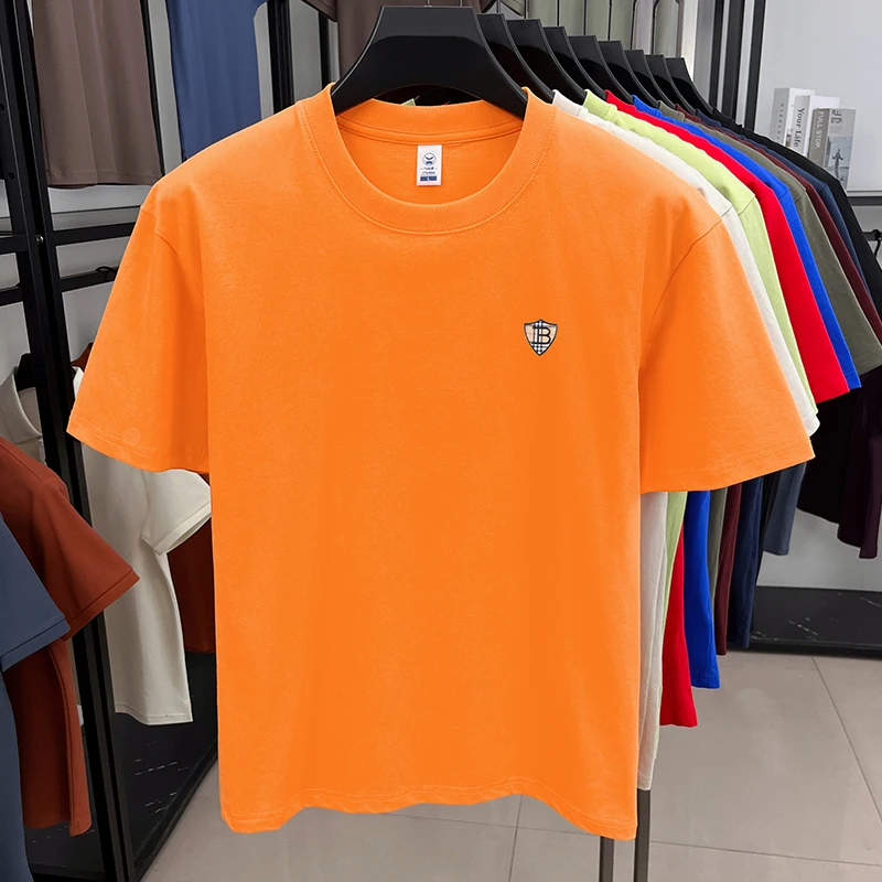 Premium Printed Solid Tee - Men's Summer
