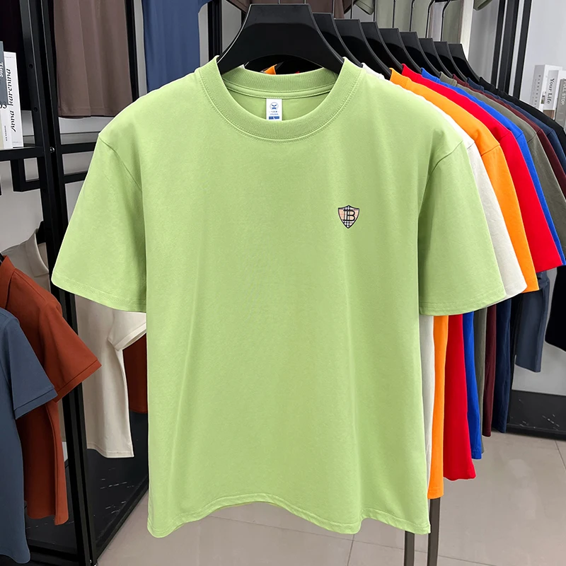 Premium Printed Solid Tee - Men's Summer