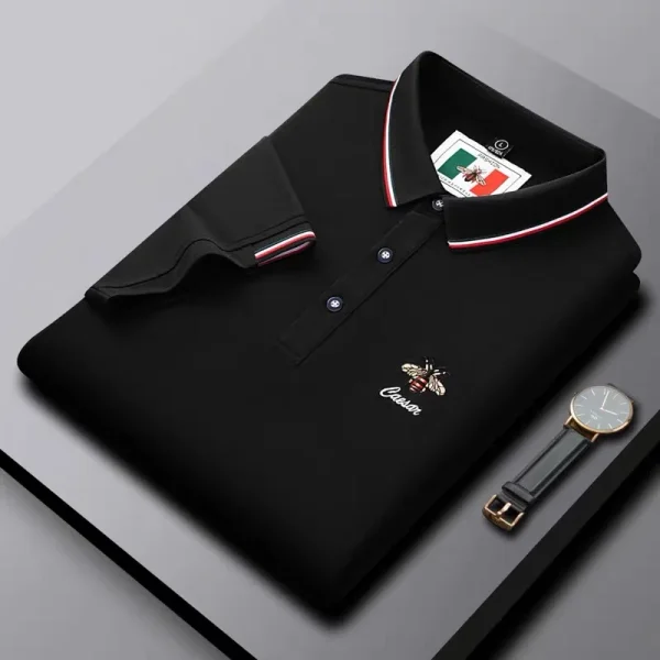Premium Men's Bee Embroidered Polo