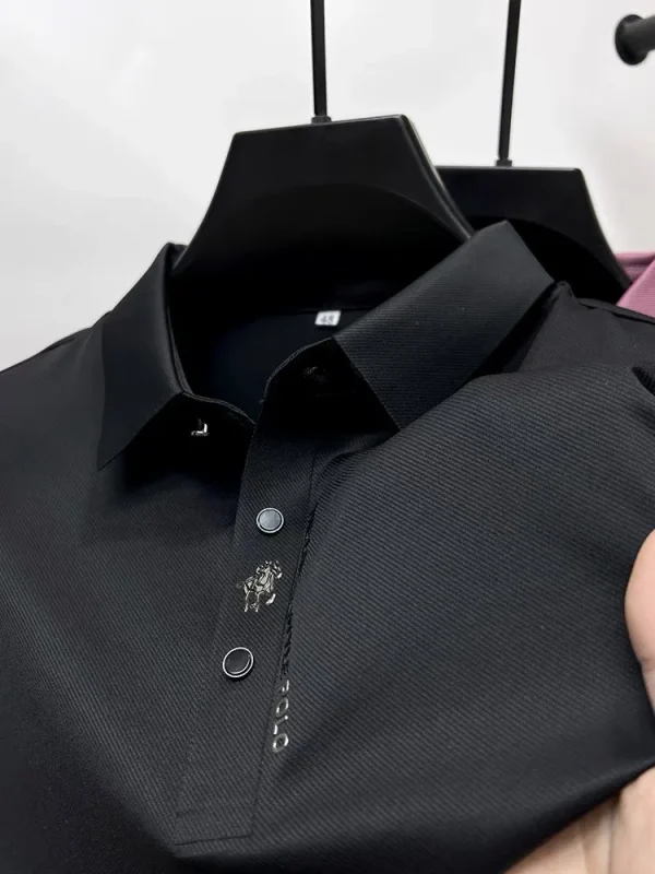 Custom Ponytail Ice Silk Polo - Men's Premium