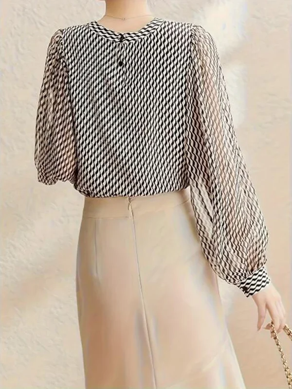 Chiffon Summer Blouse - Women's Chic