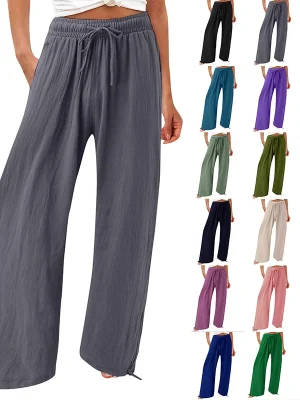 Lightweight Elastic Waist Pants - Women's