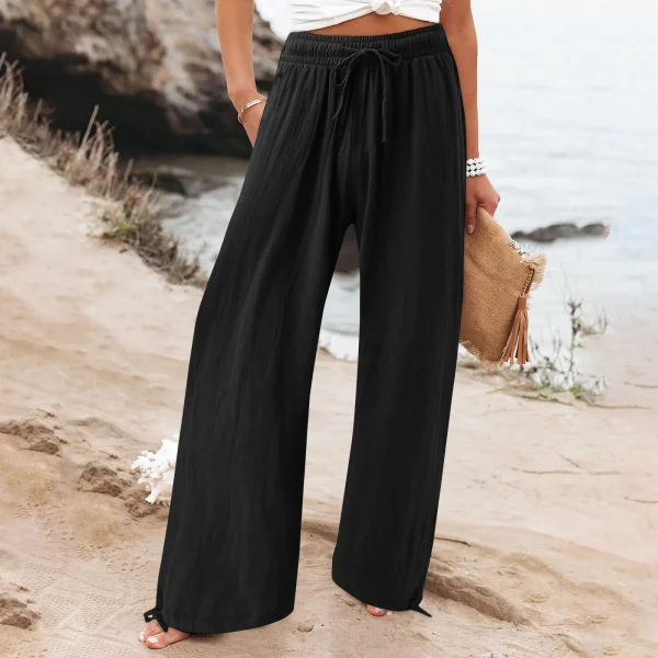 Lightweight Elastic Waist Pants - Women's