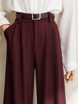 Spring 2025 New Burgundy Suits Pants