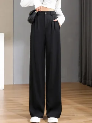 Korean Wide Leg Suit Pants
