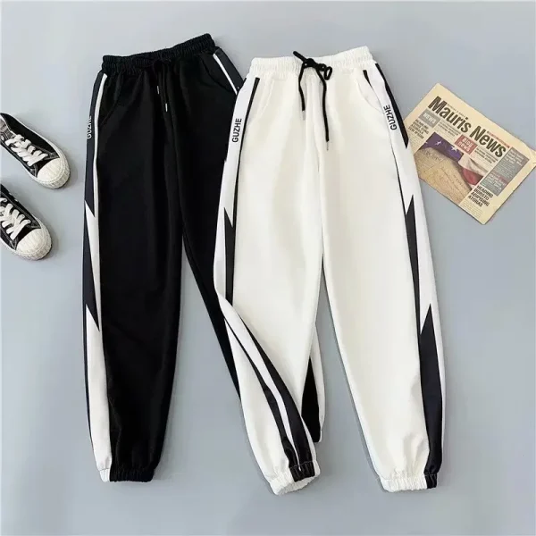 Korean Ankle-Cuff Harem Pants
