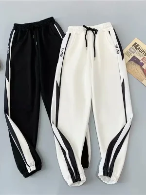 Korean Ankle-Cuff Harem Pants