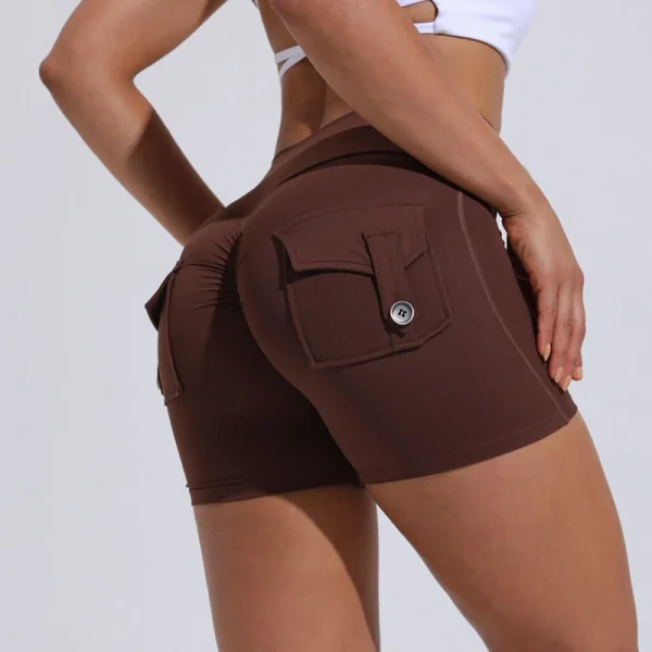 QINACTIVE High Waist Scrunch Shorts