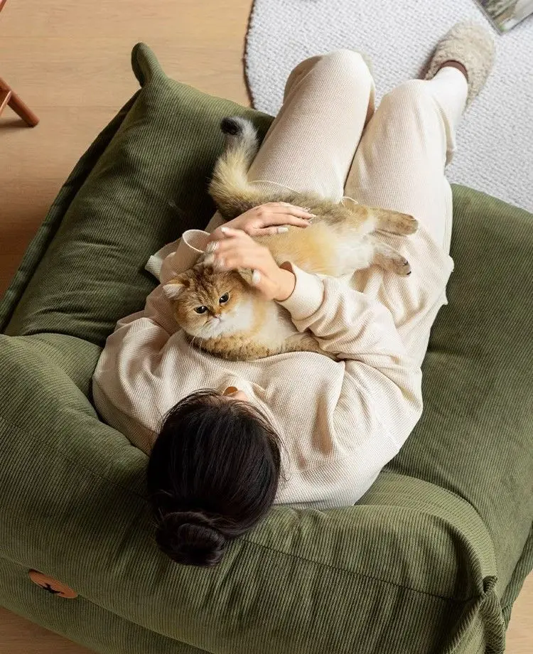 MOMO Lazy Sofa Chair - Single Tatami Bedroom Lounger
