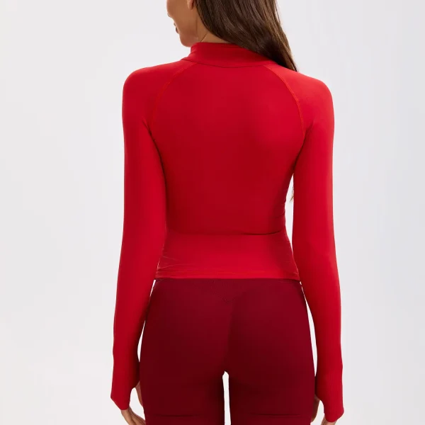 NCLAGEN Women's Seamless Long Sleeve Gym Top