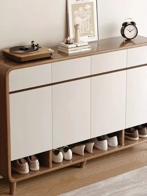 Luxury Nordic Shoe Cabinet with Drawers