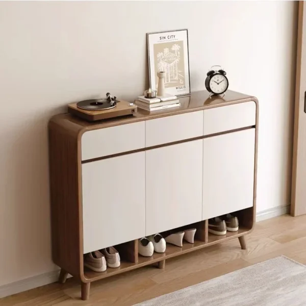 Luxury Nordic Shoe Cabinet with Drawers