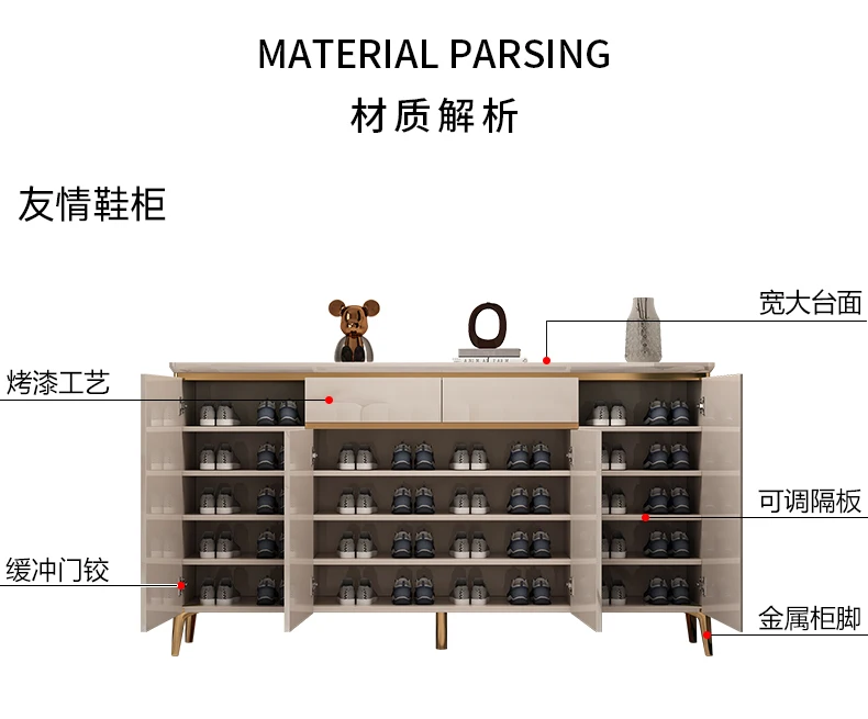 Organizer Mobile Shoe Cabinet Storage Living Room Space Saving Shoe Shelf Bedroom Designer Box Zapatero Shoemakers Furniture