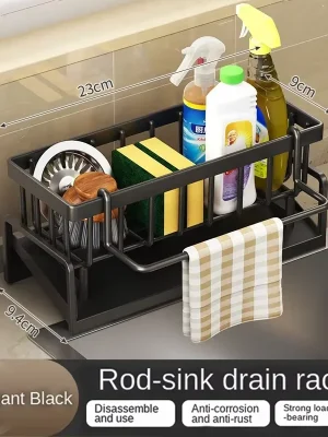 Stål Kjøkken Drenerings-stativ Drakehode