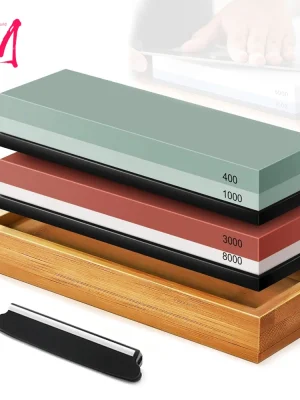 Professional Dual-Side Sharpening Stone for Knife & Kitchen Tools
