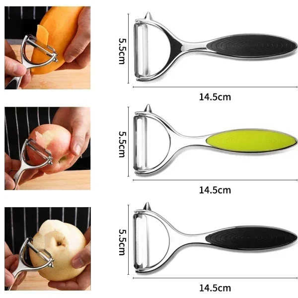 304 Stainless Steel Y-Shaped Potato Apple Peeler