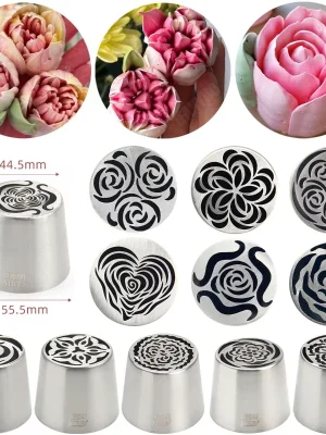 Stainless Steel Nozzle for Cake & Cupcake Decorating