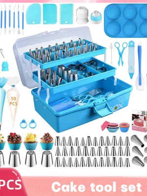 236PCS Cake Decorating Kit – Piping Bags & Frosting Tips Set for Kids & Beginners