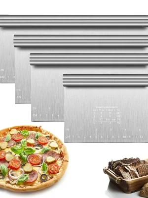 Stainless Steel Pastry Cutter & Scraper