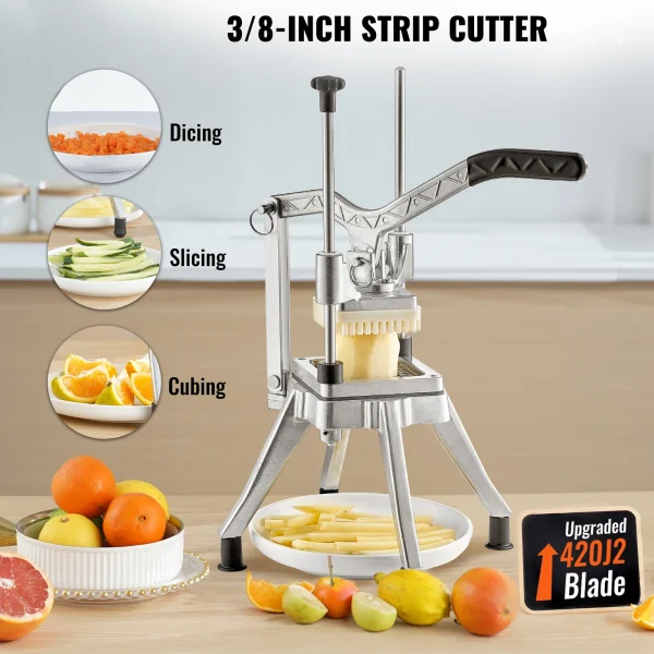 SucceBuy Commercial Food Dicer – Heavy-Duty Veg & Fry Cutter