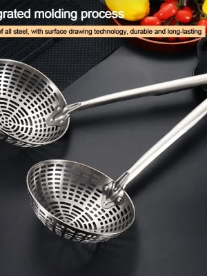 Stainless Steel Frying Colander Spoon