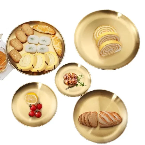 Stainless Steel Metal Dining Disc